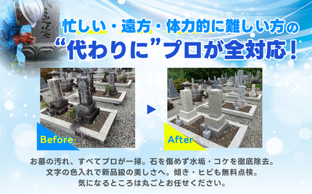 お墓のクリーニング 補助券 30,000円分【120-1】
