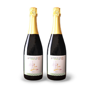 上ノ国ワイナリー「上の泡セイベルロゼスパークリング2023」　750ml×2本　北海道ワイン　ロゼ　スパークリングワイン　ロゼワイン　パーティー　家飲み　ディナー　果実酒