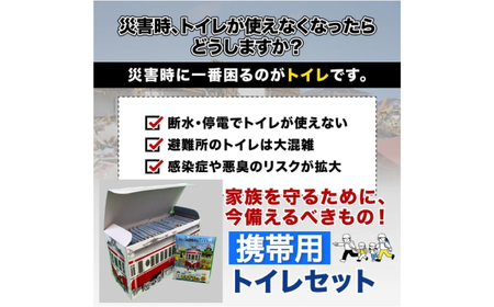 非常用携帯トイレ 旧名鉄岐阜市内電車モ513トレインBOX 携帯トイレ 防災グッズ 災害 岐阜市 / エスイーアイ[ANDV007]
