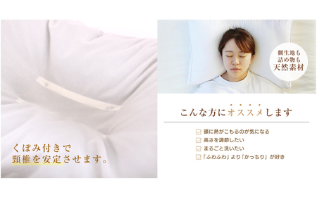 洗えるそば枕 大判サイズ 2個セット （頸椎安定型） 枕 寝具 安眠 岐阜市 / MJファクトリー[ANIA002]
