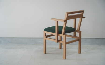 SD01 / Yoh Arm Chair | 家具 インテリア 椅子 イス チェア ダイニングチェア ハーフアーム コンパクト おしゃれ 小野市 フォレストグリーン