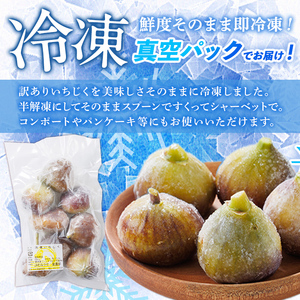訳あり！冷凍 いちじく とよみつひめ (計3kg・500g×6袋) 冷凍 いちじく イチジク フルーツ 果物 くだもの 福岡限定 オリジナルブランド シャーベット コンポート パンケーキ 訳アリ 真空パック 小分け 【農産物直売所ほたるの里】as52-017