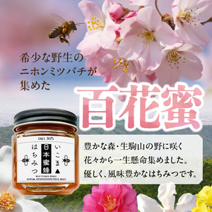 生駒産ニホンミツバチはちみつ「いこまはちみつ」200g ハチミツ 蜂蜜 ハニー 二ホンミツバチ 国産 非加熱 希少 百花蜜 プレゼント 贈答 奈良県 生駒市
