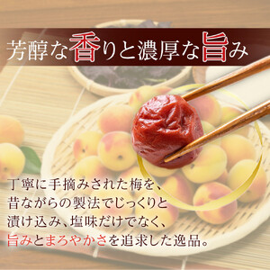 角田市 岸浪園 梅干し 贈答用1.2kg 塩分約17％ 限定30個