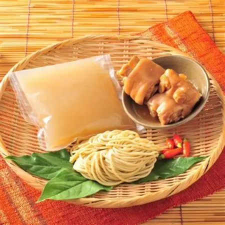 宮良そば もちもち生麺のてびちそば 6食セット(特製スープ付き)【配送不可地域：離島】【1692839】