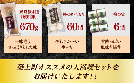 福袋 里山満喫セット （ 餅 / 漬物 / 焼き菓子 ） 《築上町》 和ギフト もち 奈良漬け 和菓子 正月[ABZY017]