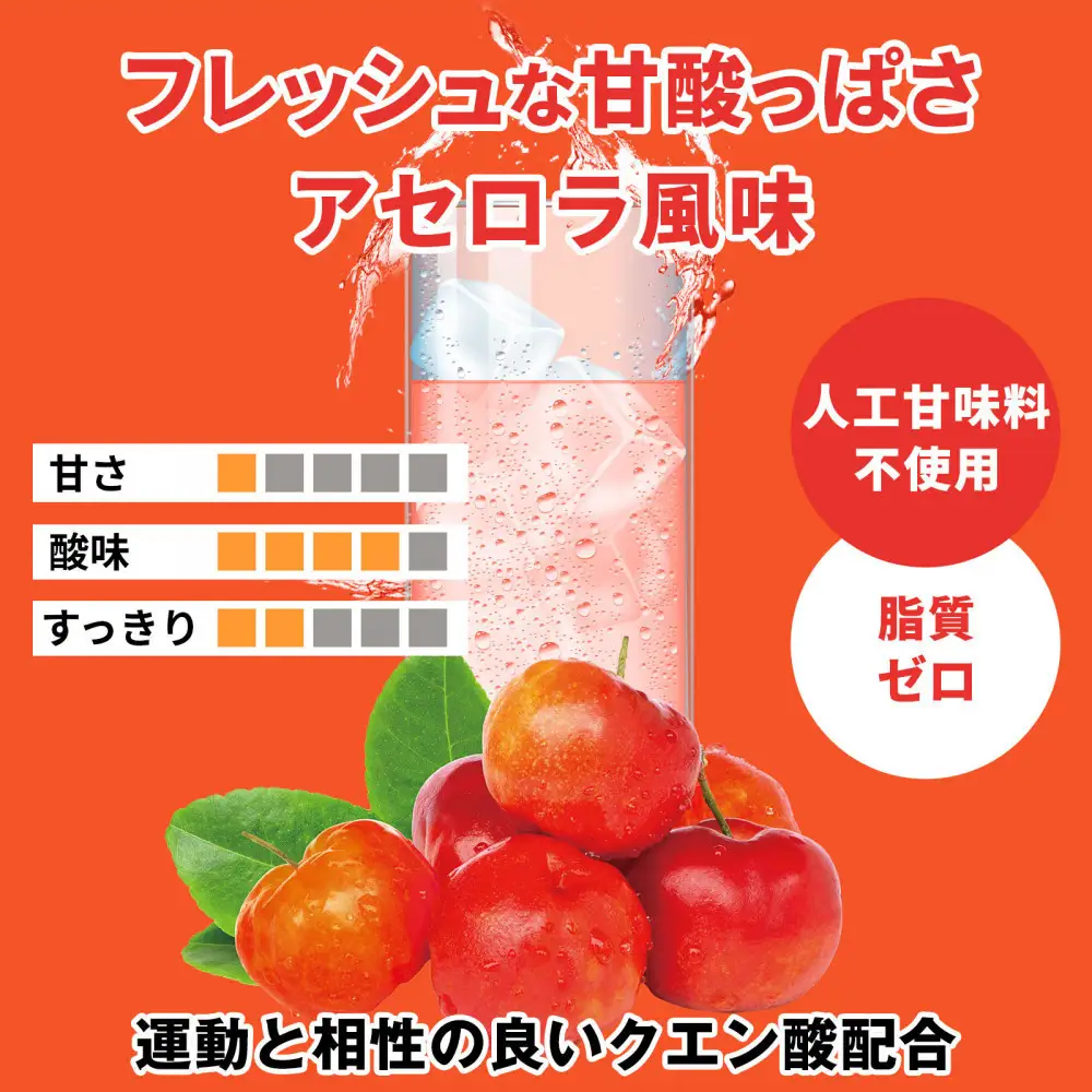 ハルクファクター EAA アセロラ風味 人工甘味料不使用 520g BCAA 国産 サプリメント