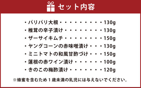 【3ヶ月定期便】なごみやセット 極み 7種 セット 合計910g 漬物 辛子漬け 赤ワイン漬け 赤紫蘇漬け 酢漬け 梅 キムチ 椎茸 しいたけ シイタケ 大根 ザーサイ ヤングコーン トマト ミニトマト 蓮根 れんこん レンコン きのこ 詰め合わせ 茨城県 守谷市