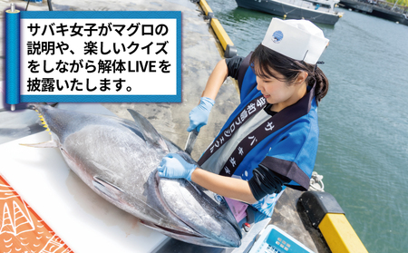 新鮮 マグロ 解体 出張 LIVE 関西開催限定 サバキ女子 宇和島プロジェクト マグロ解体ショー L2510-071016
