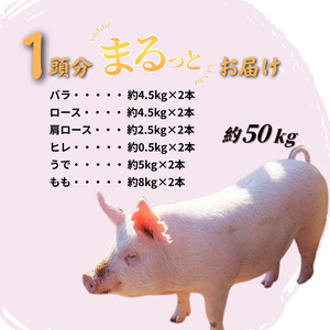 1頭分お届け　千葉県産 下山農場 SPF豚 「 ほころぶた 」 ／ SPF豚 豚肉 ほころぶた 1頭分 バラ ロース 肩ロース ヒレ うで もも