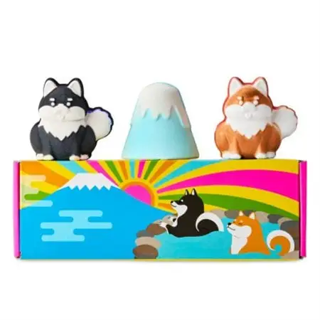 LUSH (ラッシュ) ワンダフルな日本をお風呂で満喫!富士山＆柴犬 ギフト バスボム3種セット【1694434】