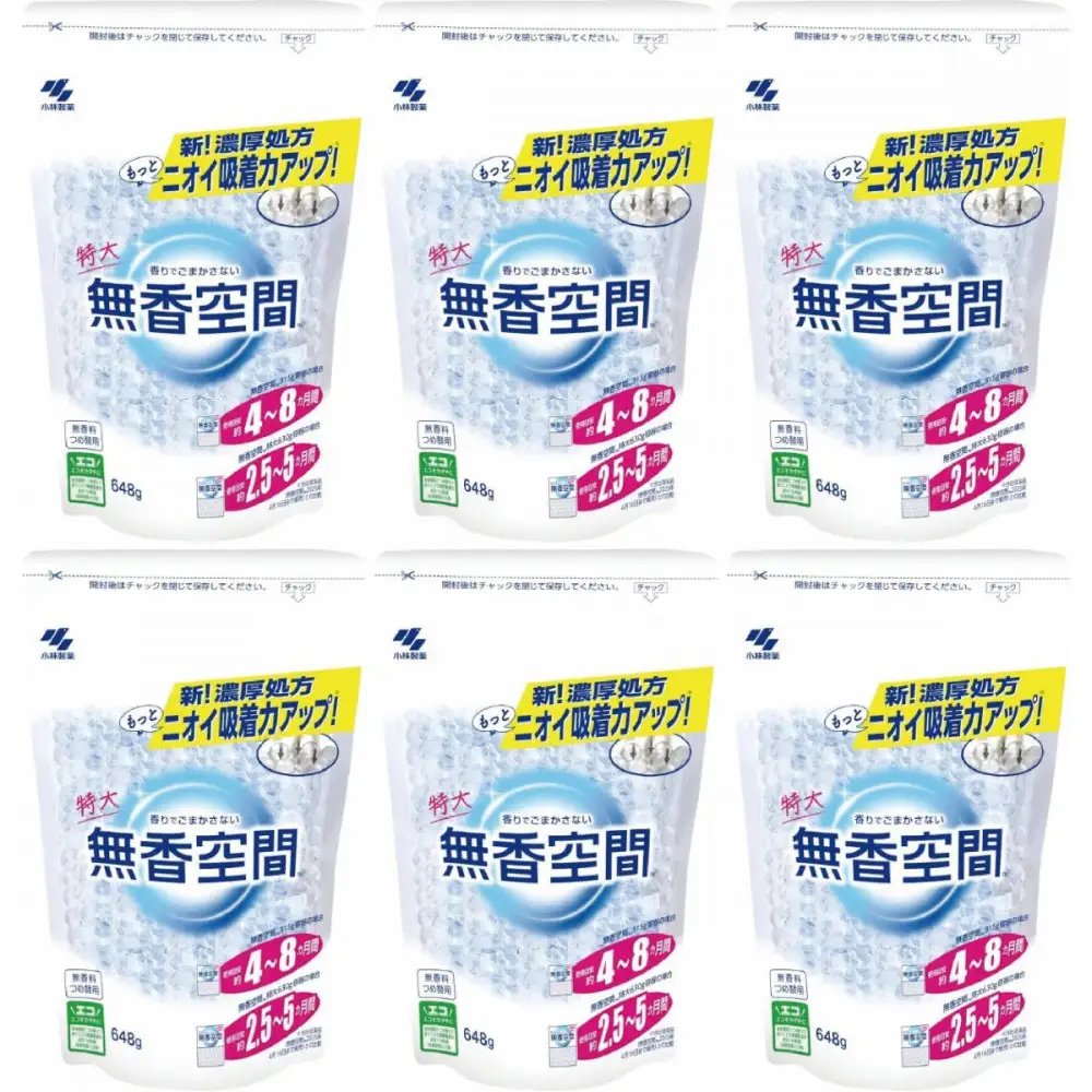 小林製薬「無香空間」詰替え×6