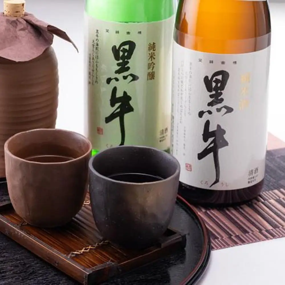 黒牛 純米酒・純米吟醸 1800ml × 2本 セット 名手酒造 ［Nt4］