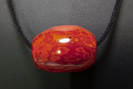 漆変り塗 チョーカー｜アクセサリー ネックレス 首飾り プレゼント 贈答 ギフト 会津若松 会津 会津漆 手作り [1129]