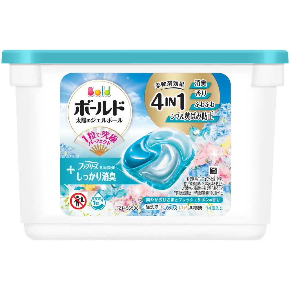 ボールド ジェルボール 4D 爽やかおひさまとフレッシュサボンの香り ＆ レノアハピネスローズお試しセット