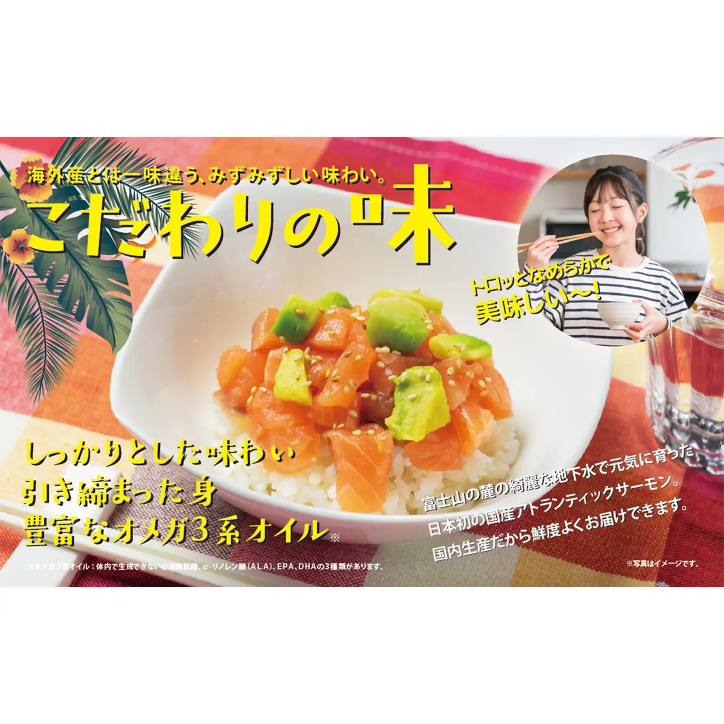 ポキ丼 サーモン 冷凍 約160g×4P プレーン サーモン