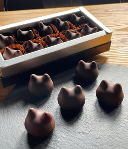 しょこら亭 猫チョコ（jomon）10個入り お菓子 菓子 スイーツ チョコレート 贈答 1Z34019