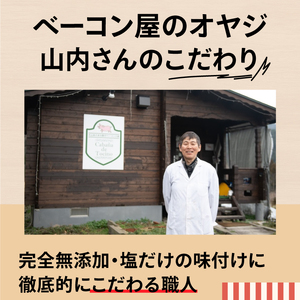 DA-13　ベーコン屋のオヤジの無添加ベーコンお試しセット約450ｇ～470g