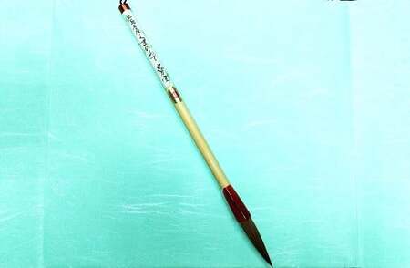 熊野筆 桐箱入りイタチ毛大筆(名入れ可)【書道筆 習字筆 毛筆 筆 大筆 イタチ毛 高級筆 熊野筆 伝統工芸 職人技 贈答用 ギフト 贈り物】 40-3