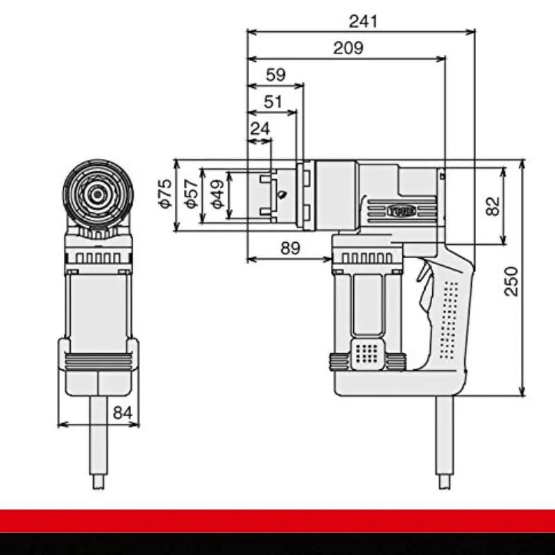 TONE トネ M22シヤーレンチ ( GM221AT ) 15001-40000069