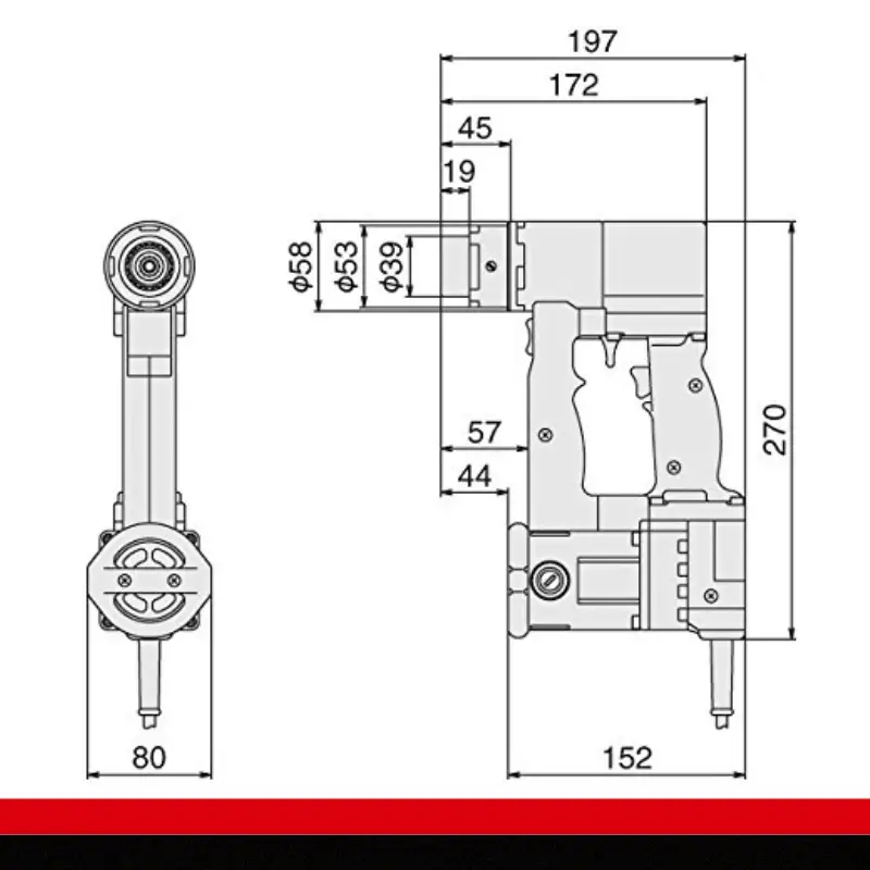 TONE トネ M16専用シヤーレンチ ( M3100CT ) 15001-40000071