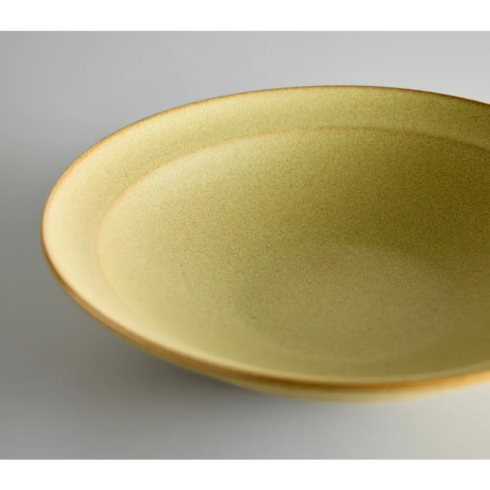 Tableware Shallow Bowl Rimペアセット21cm 鶯