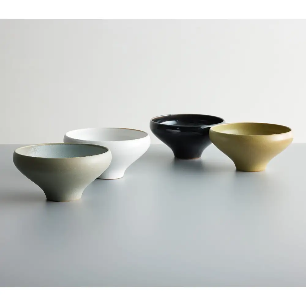 Tableware Deep Bowl Curveペアセット14cm 藍墨