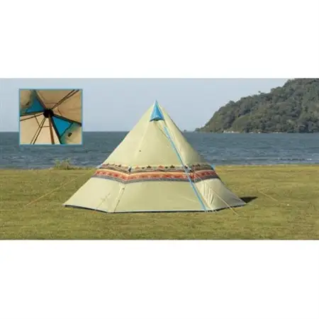 LOGOS ナバホ Tepee 300　ロゴスの定番ナバホ柄ティピーテント 71806501【1689180】