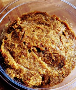 てづくりみそ『米こうじみそ 2個入り』　味噌 666g 2個 ミソ 米麹味噌 国産大豆 無添加 無農薬 甘め みそ汁 手作り 味噌汁 調味料 発酵 食品 白州産 国産 山梨県 北杜市 [h208]