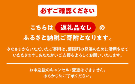 【応援寄附金】熊本県菊陽町 1口 5万円 返礼品なしのご寄附　【菊陽町】[BHZZ004]