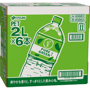 【3ヶ月定期便】伊藤園 おーいお茶 PURE GREEN 2L×6本【お～いお茶 ケース 送料無料 ソフトドリンク まとめ買い 常備 備蓄】