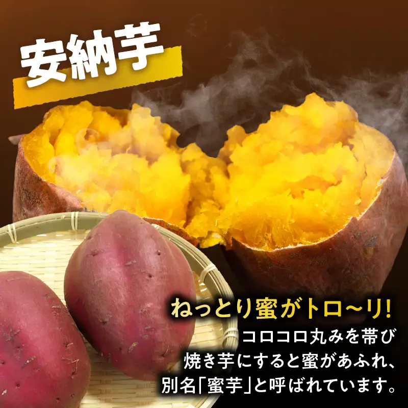 冷やし焼き芋(安納芋) 計2kg さつまいも イモ 野菜 国産_T016-0065