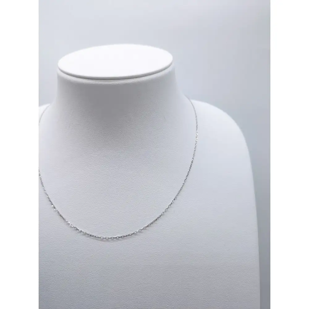 【プラチナネックレス Pt900 グリームカット長小豆0.3 45cm】｜ネックレス 富山市 山森製鎖 ジュエリー アクセサリー