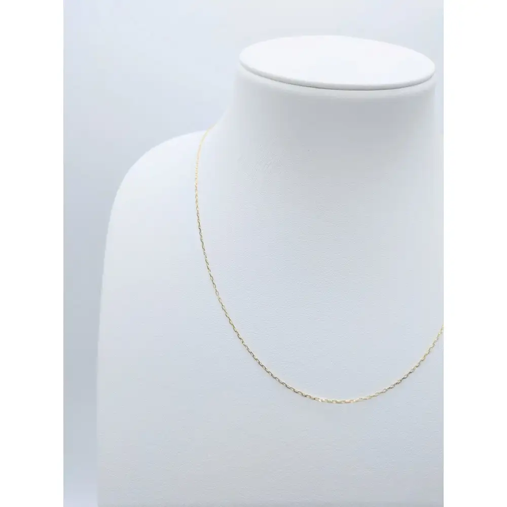 【18金イエローゴールドネックレス グリームカット長小豆0.3 45cm】｜ネックレス ジュエリー アクセサリー