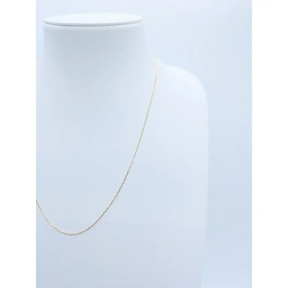 【18金イエローゴールドネックレス グリームカット長小豆0.3 50cm】 ｜k18 ゴールド ネックレスアクセサリー