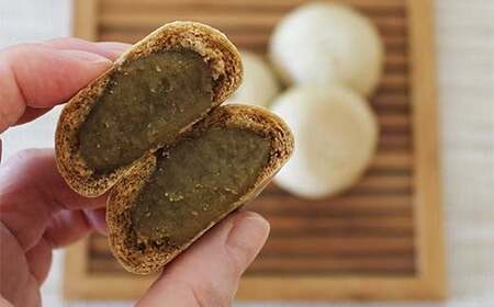 北陸銘菓 加賀棒茶饅頭 6個入り 1箱 饅頭 加賀 加賀棒茶 お茶 F6P-3056