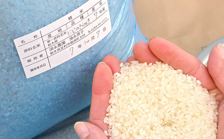 令和7年産 新米 栃木県足利市産にじのきらめき5kg 精米 白米 米 こめ ごはん 食品 栃木県 足利市  F7Z-1817