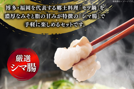 【5回定期便】 もつ鍋 訳あり 博多 味噌 2人前 × 5 [um40azp010049] もつ鍋