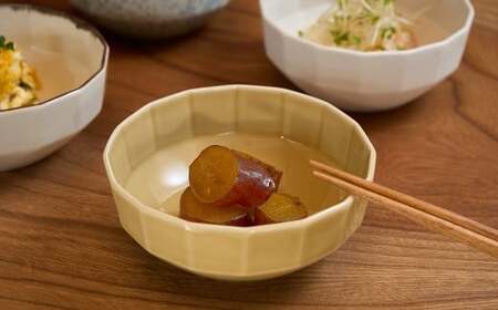 有田焼 10.5cm 十六角ボウル 4枚 セット【金善製陶所】小鉢 セット 和食器 おつまみ ギフト おしゃれ A35-676