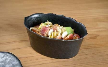 有田焼 桔梗渕 24cm プレート 15cm(H) ボウル 2点セット【金善製陶所】和食器 食器 器 お家カフェ ギフト おしゃれ A30-845