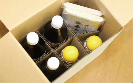 指宿唐船峡 味の長寿庵そうめんセット つゆ×3本 手延べそうめん×2袋 からしすみそ×2本 南物産 IB014-003 めんつゆ めんつゆ