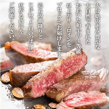 おおいた和牛 サーロインブロック　1kg【配送不可地域：離島】【1700994】