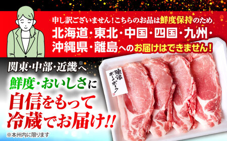 【12回定期便】※冷蔵配送/地域限定※ 岐阜県産 豚 瑞浪ボーノポーク まんぷく 5種盛り 1.7kg (ロースしゃぶしゃぶ・肩ロース焼肉・バラスライス・小間切・ローステキカツ) 瑞浪市 / きなぁた瑞浪[AZCI040]