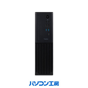 パソコン工房 4年間物損保証 スリムタワーデスクトップPC Core Ultra 5/SSD/No.302