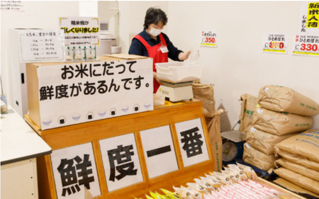 【 特別栽培米 】R7年産 北上産 お米 100％ 精米したての しらゆり米 ( ひとめぼれ ) 4kg 小分け ( 2kg ×2袋 ) 国産 岩手県 北上市 D0557 JA 産直 あぜみち 米 コメ 精米