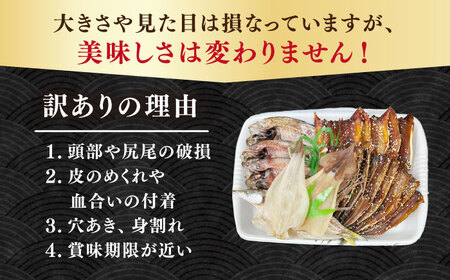 【訳あり】大量干し物セット 15～18枚《壱岐市》【馬渡水産】訳あり 訳アリ あじ アジ いわし イワシ かます カマス いか イカ さば サバ 鯵 鰯 鯖 干物 ひもの 干物セット 冷凍配送[JAQ035]