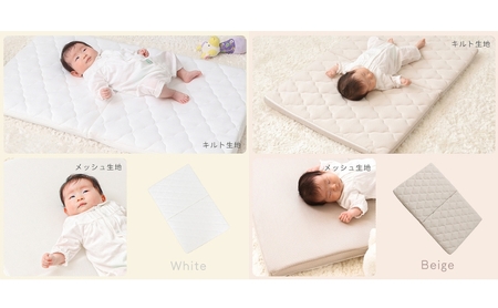 ベビーマットレス60×90カバー Peek-a-boo(ピッカーブー)　家具 インテリア グレー