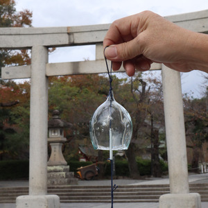 【先行予約受付】風鈴 手作り硝子 みしま風鈴 湧水 1個 ガラス プレゼント ギフト 贈答用 静岡県 三島市