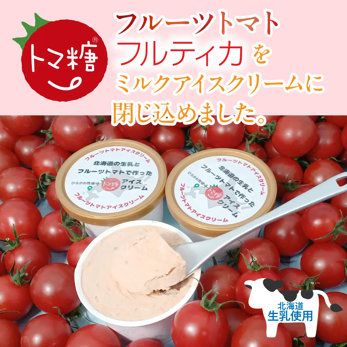 フルーツトマトの濃厚アイスクリーム　12個 ALPBI011