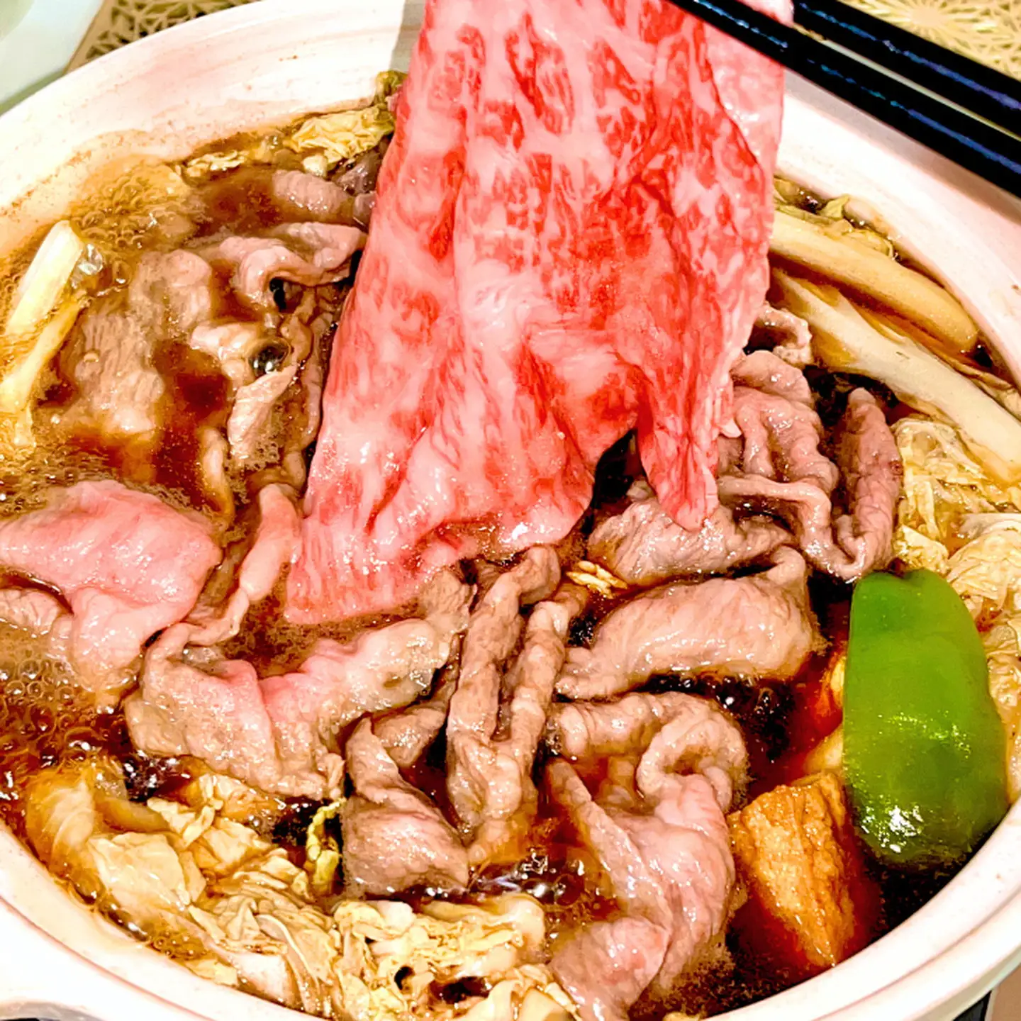 佐賀牛（プレミアム）肩／モモ スライス 1kg：B350-018